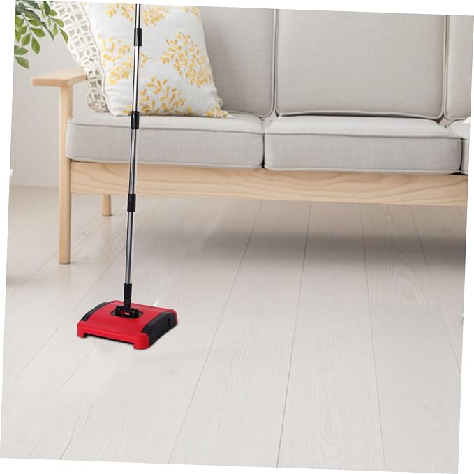 Zerodeko Hand Push Carpet Sweeper Rug Broom Carpet Cleaning Brushes Portable - Image 6