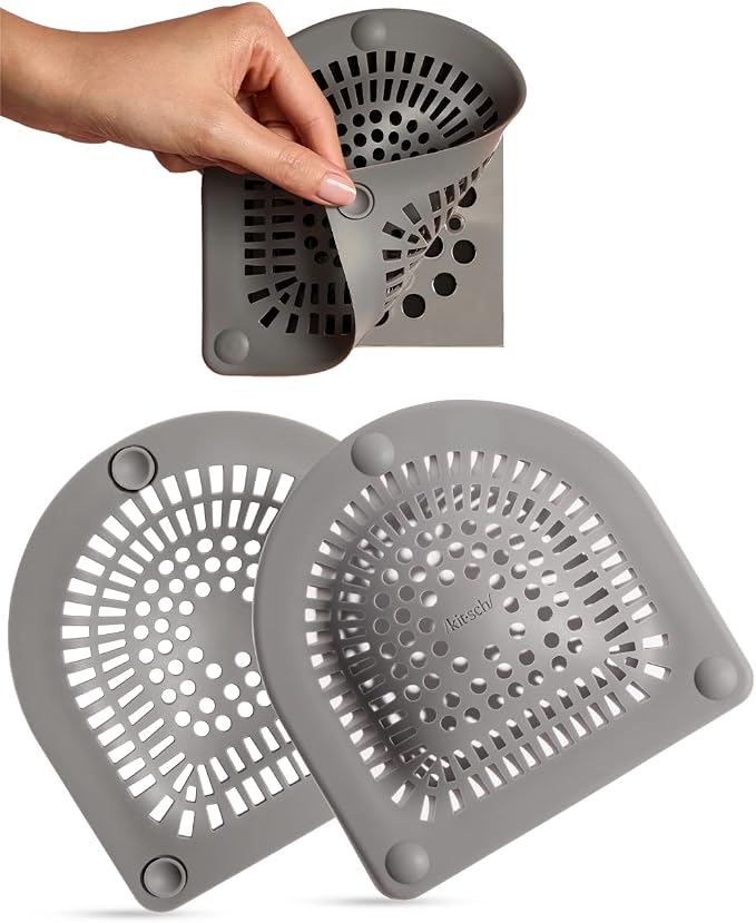 Kitsch Shower Drain Hair Catcher by Kitsch