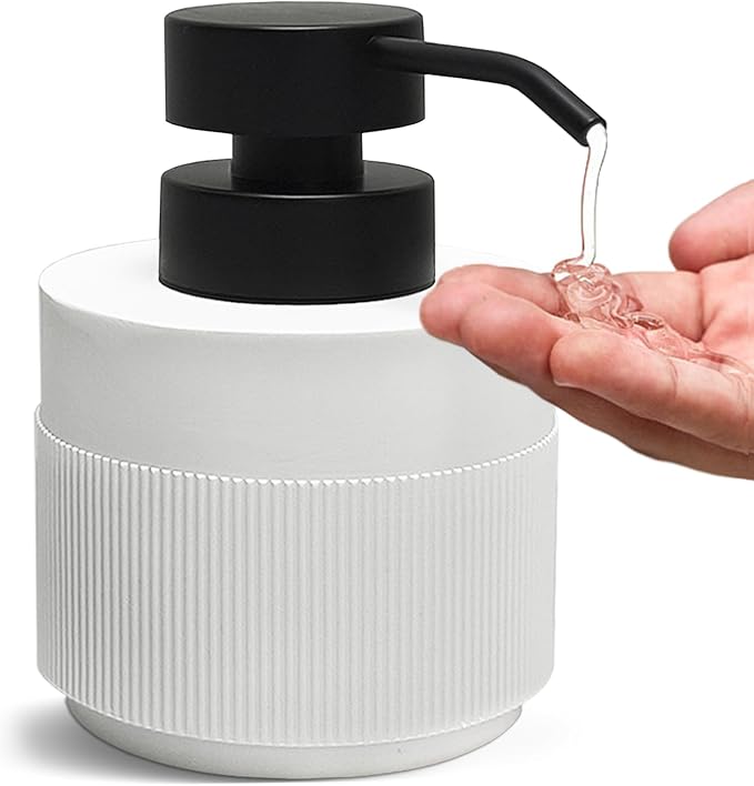 Resin Soap Dispenser for Bathroom, Hand Lotion Liquid Dispenser Easy-to-Press by Unknown