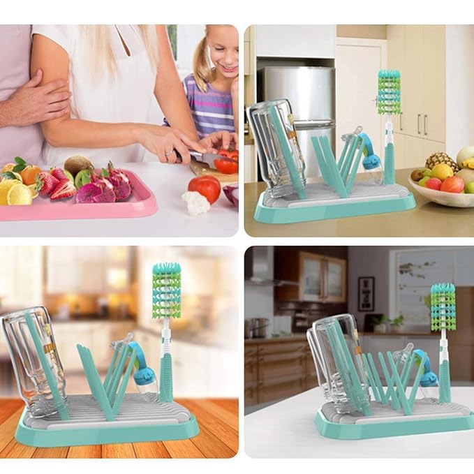 Baby Bottle Drying Rack Dryer Space Saving Travel Holder - Image 5