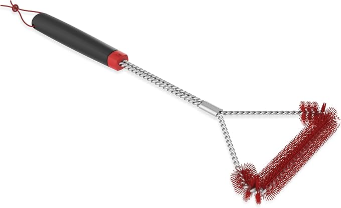 Weber Cold Clean Grill Brush, 3-Sided T-Shaped Design - Image 2