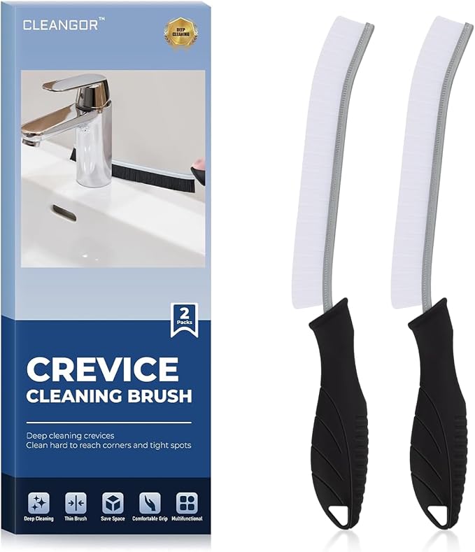Crevice Cleaning Brushes, Cleaner Scrub Brush Tool by Cleangor
