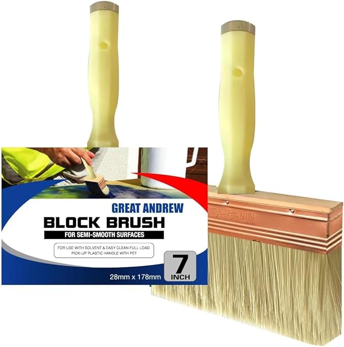 Great Andrew 7 Inch Deck Stain Brush, Deck Paint Brush, Wide Large Brush - Image 2