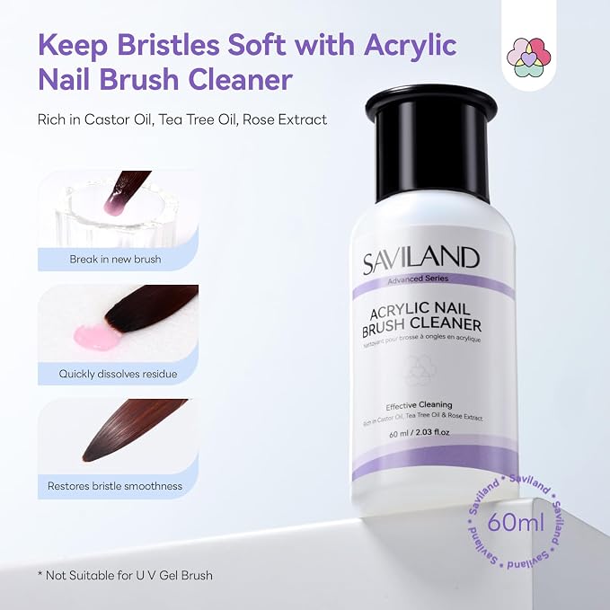 SAVILAND Acrylic Nail Brush - Image 4