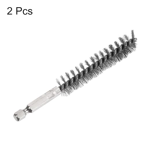 HARFINGTON 2pcs Stainless Steel Bore Brush 15mm Dia Cleaning Wire Brush - Image 3