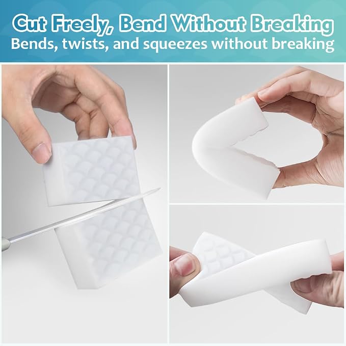 GLIMGLINT 96PK Magic Sponge Erasers, 2X Density Melamine Sponge Foam Pads - Image 5