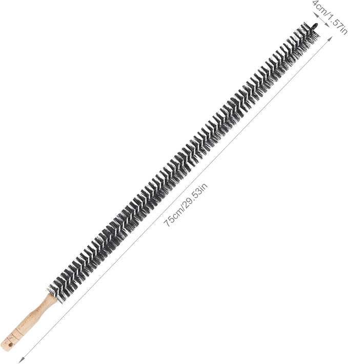 Radiator Cleaning Brush, Flexible Wood Handle Radiator Duster Brush Long - Image 2