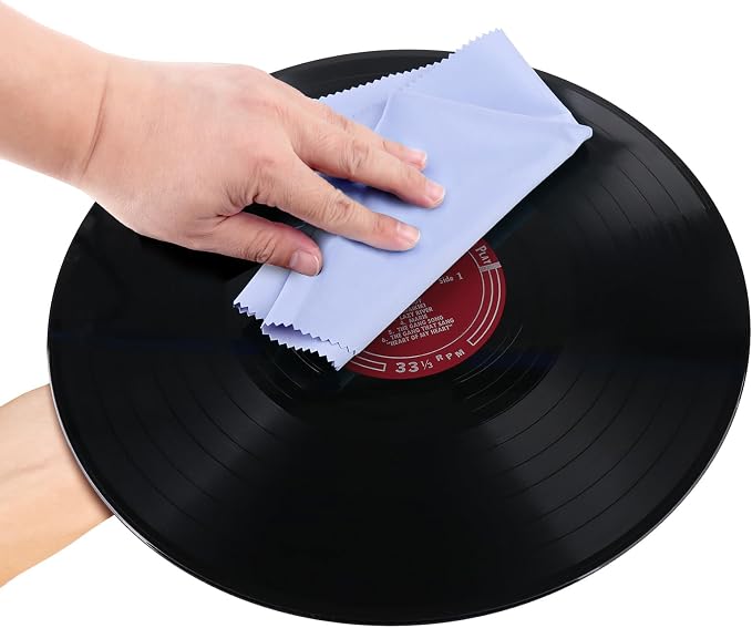 Record Cleaning Cloth, 6 Pack 12''x12'' Anti-Static Microfiber Towel by - Image 3