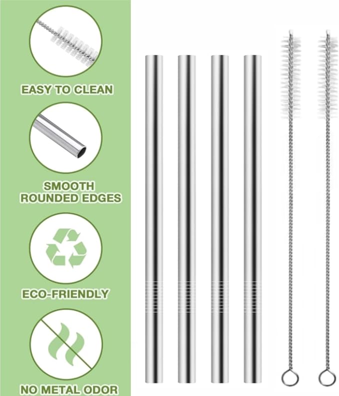 Metal Straw Replacement for Stanley Quencher ProTour Flip Tumbler 40oz - Image 5
