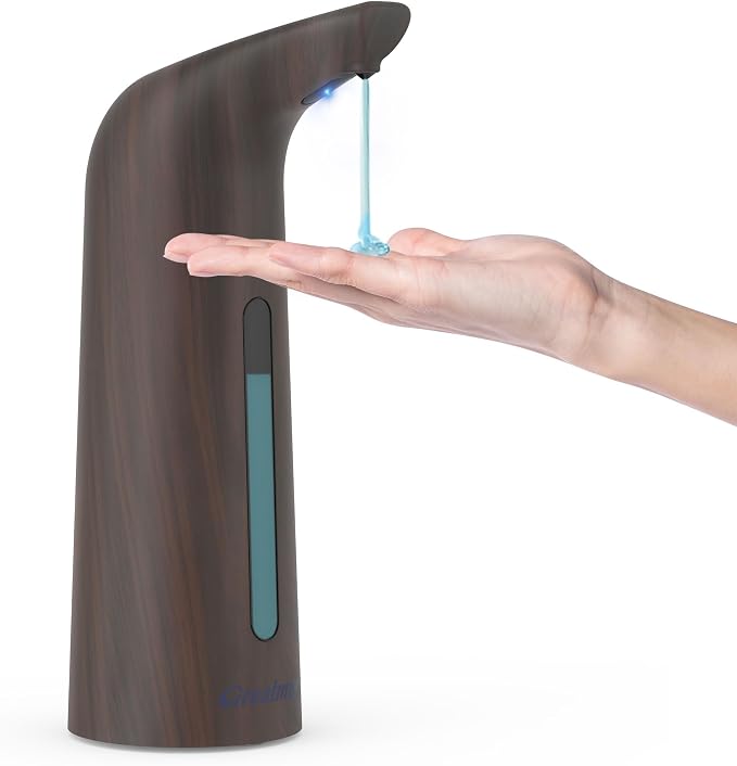 Convenient Automatic Soap Dispenser, 4 Adjustable Levels Touchless Hand by Greatmay