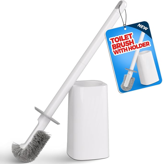 Toilet Bowl Brush and Holder Set by FORASTO