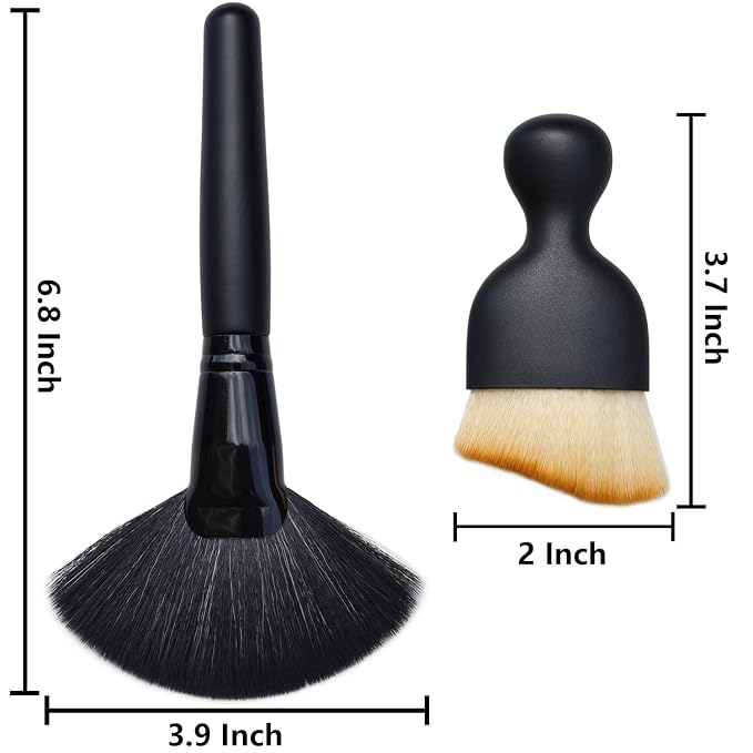 3 Pack Exquisite Microfiber Duster Brush, Car Interior Cleaning Tool, Small - Image 2