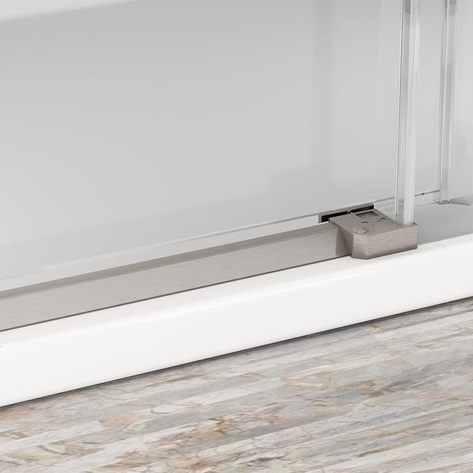 Sunrosa Semi-Frameless Glass Shower Door, Shower Door - Image 4