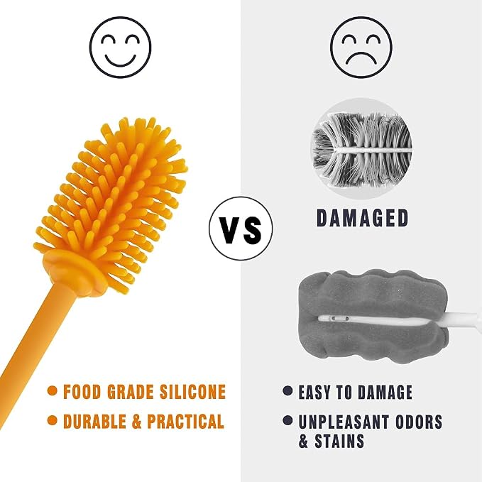 Silicone Bottle Cleaning Brush - Image 3