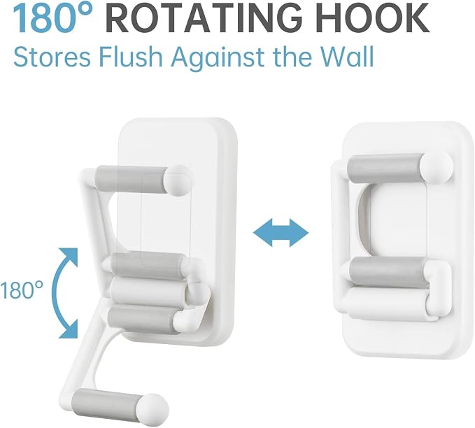 NiHome Multi-Use Wall Mounted Mop Holders 4PCS - Image 4
