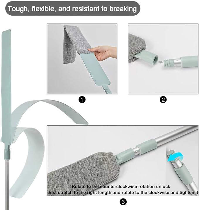 Dust Brush Under Appliance Microfiber Duster - Image 8