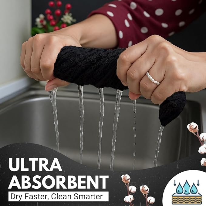 Infinitee Xclusives 100% Cotton Kitchen Towels - Image 3