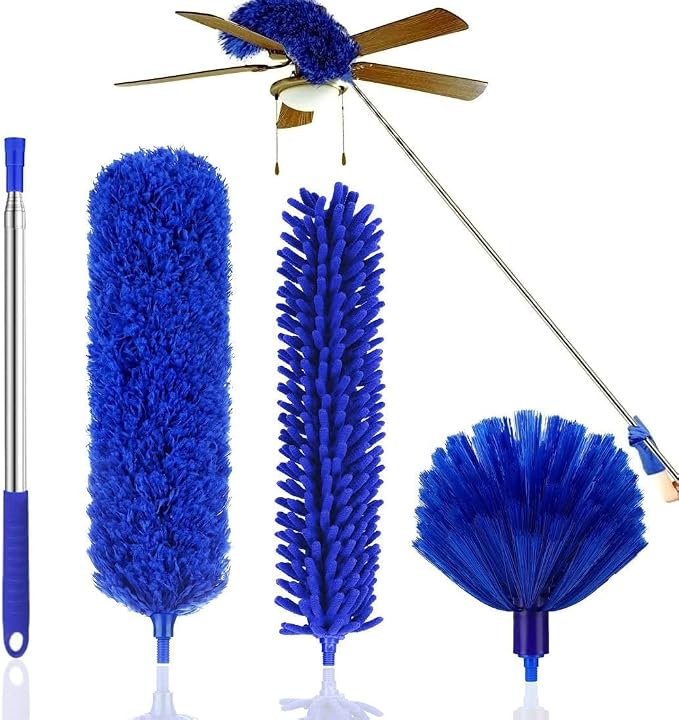Microfiber Duster Kit High Reach Ceiling Fan Duster by ARAINY