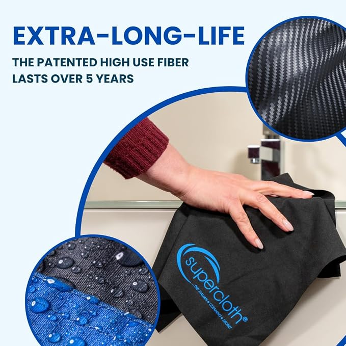Supercloth® Premium Microfiber Cleaning Cloth - Image 6