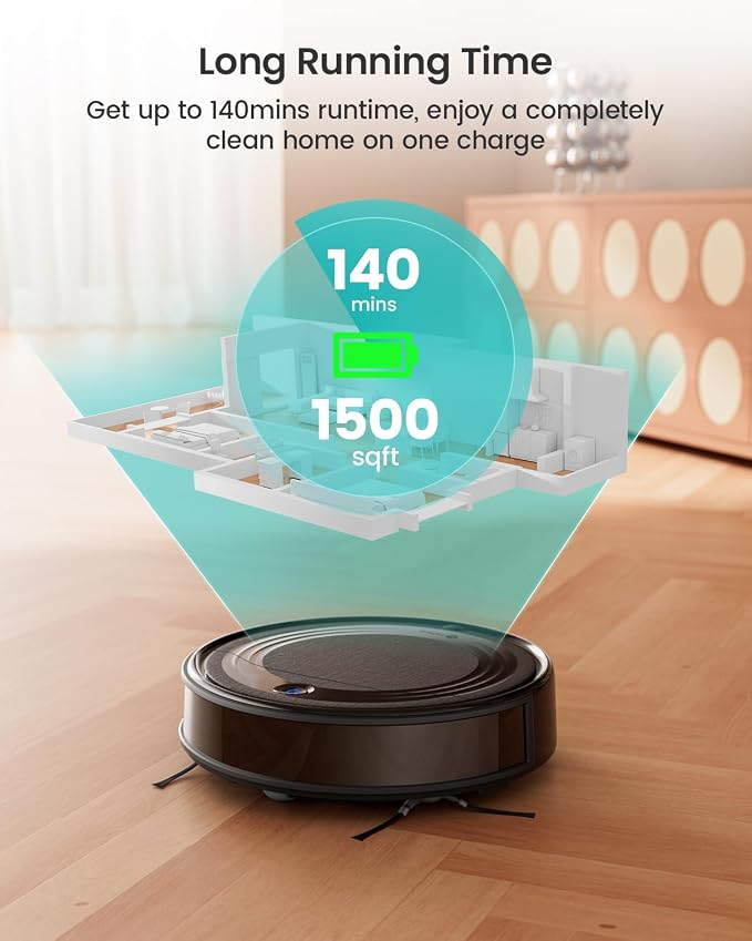 Lefant M310 Robot Vacuum Cleaner, 4500Pa Powerful Suction, PreciSense Obstacle - Image 6