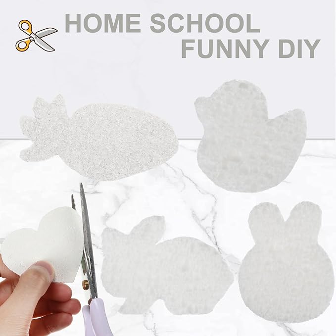 Zhengmy 100 Pieces Sponges Kitchen Compressed Sponges Bulk Natural Dish Sponge - Image 3