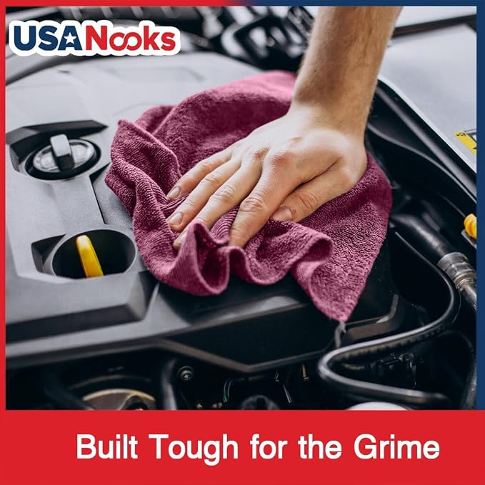USANOOKS Premium 300GSM Microfiber Cleaning Cloth - Image 4