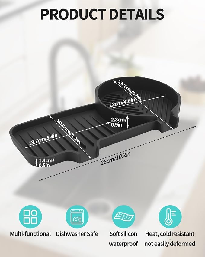 Upgraded 2-in-1 Silicone Sponge & Soap Holder - Image 2