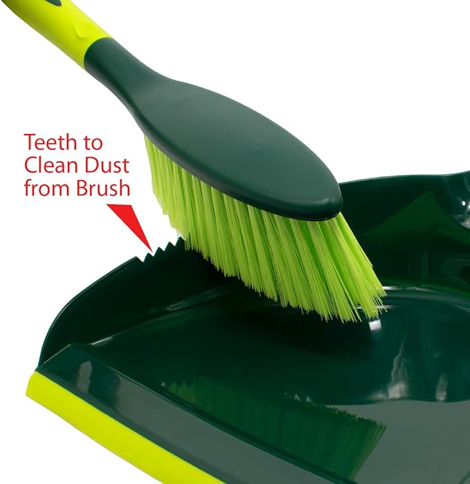 Pine-Sol Dustpan and Brush Set | Nesting Snap-On Design | Portable, Compact - Image 4