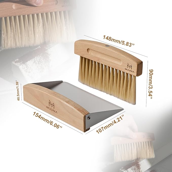 Small Coffee Brush and Dustpan Set - Image 5