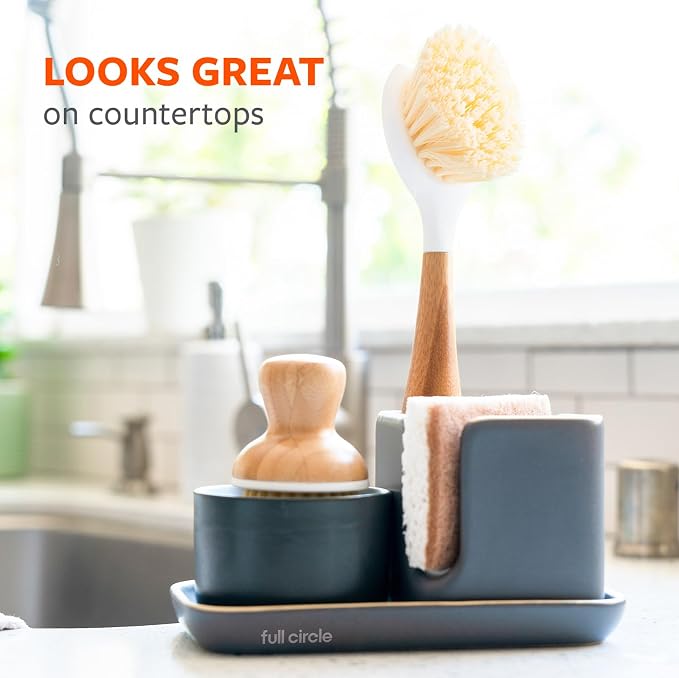 Full Circle Be Good-Bamboo Handle Dish Brush–Sustainable Kitchen Cleaning - Image 5