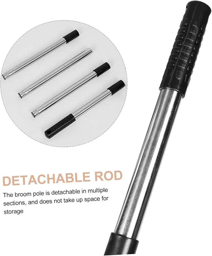 1Set Adjustable Height Manual Carpet Sweeper - Image 3