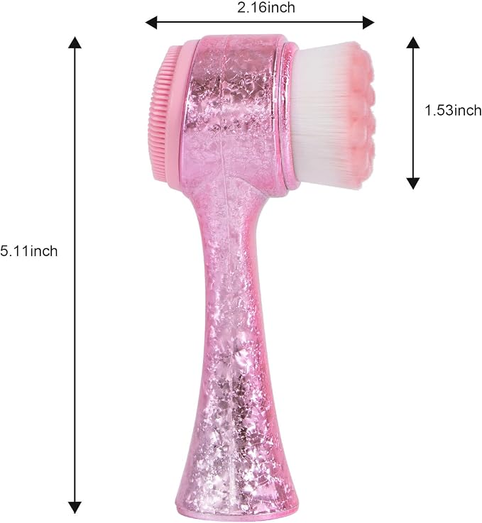 Face Brush 2 in 1, Facial Cleansing Exfoliating Brush - Image 5