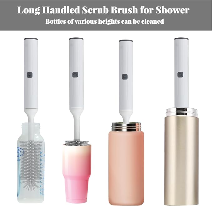 Electric Cleaning Brush with USB Rechargeable Electric Bottle Brush Cleaner and - Image 5