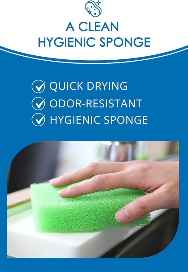 SunSun Sponge Kitchen Sponges, Made in Japan All Surface Scratch-Free Odor - Image 6