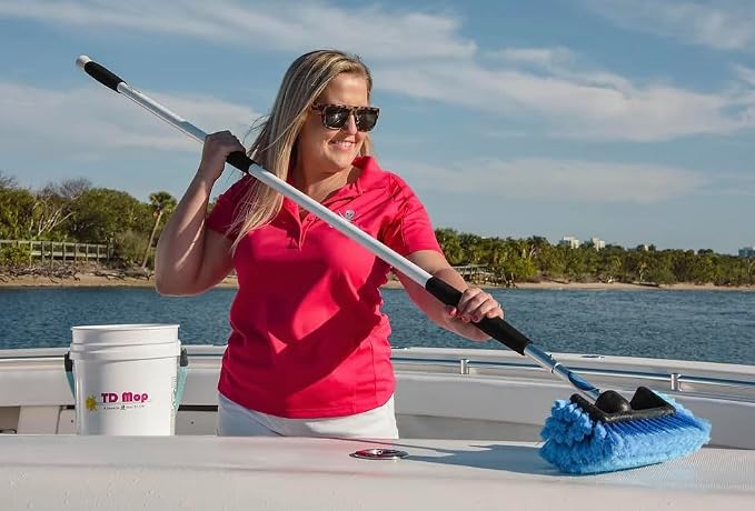 Big Bird Brush Blue Boat Deck Scrub Brush - Image 5