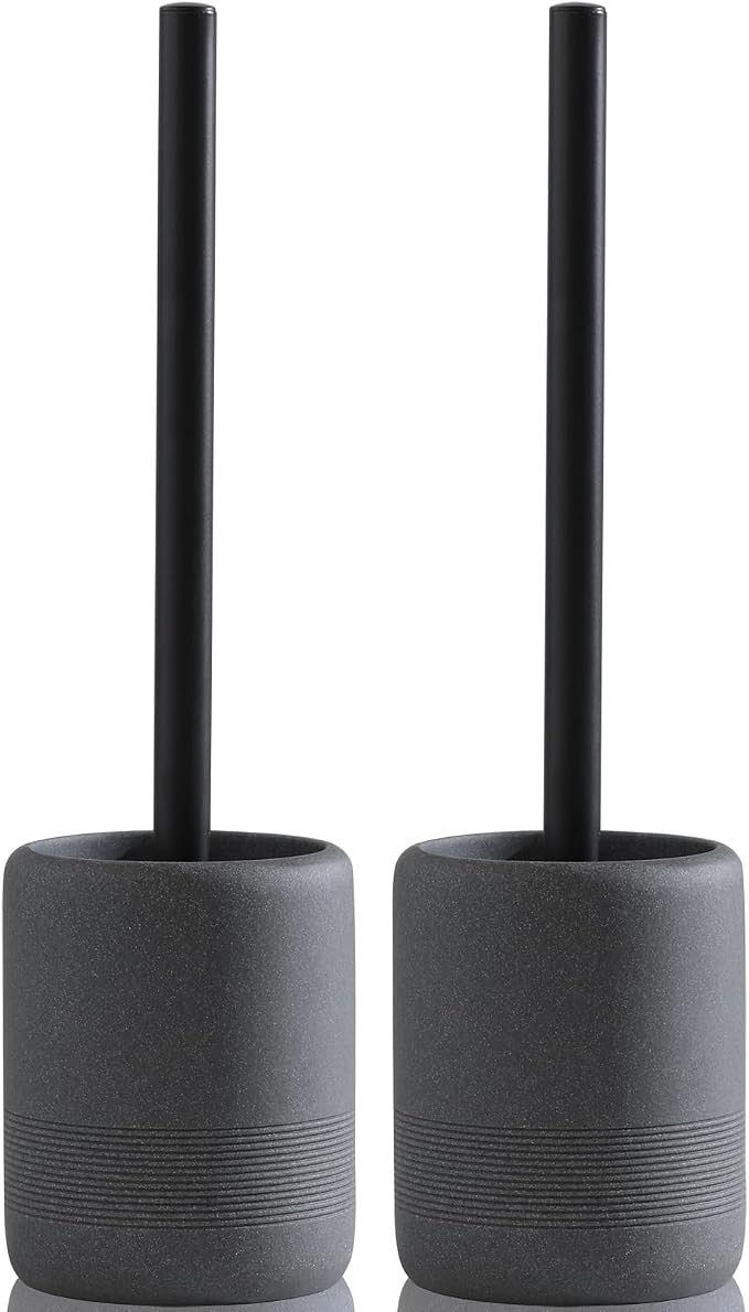 Toilet Brush and Holder Set by Haocoott