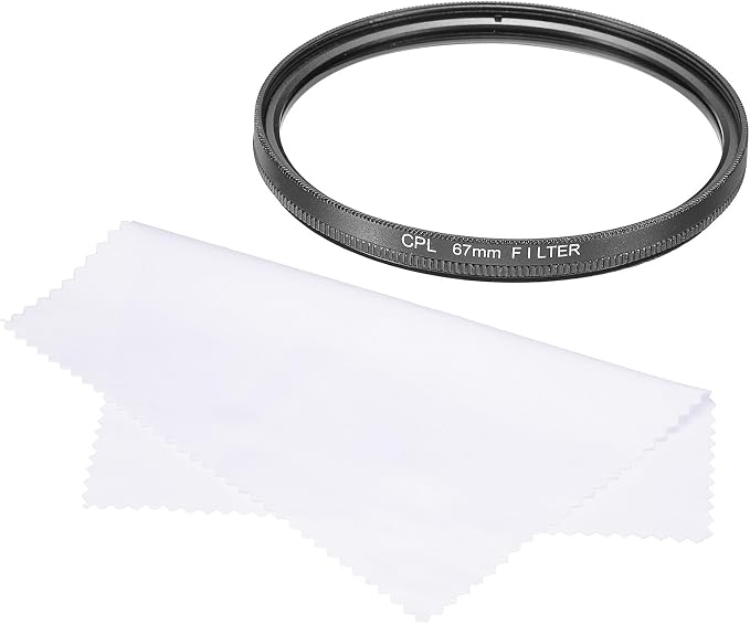 MECCANIXITY 67mm Circular Polarizer Filter, Double Sided Multi-Layer Coatings by MECCANIXITY