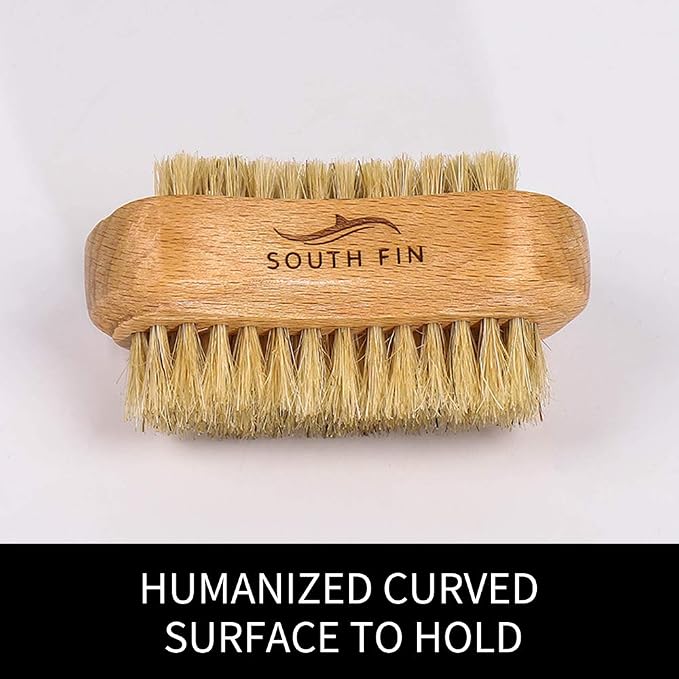 Two-side Wooden Nails Brushes for Fingers, Natural Wood and Bristle Cleaning - Image 8