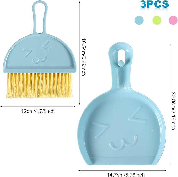 3PCS Mini Broom and Dustpan Set - Image 7