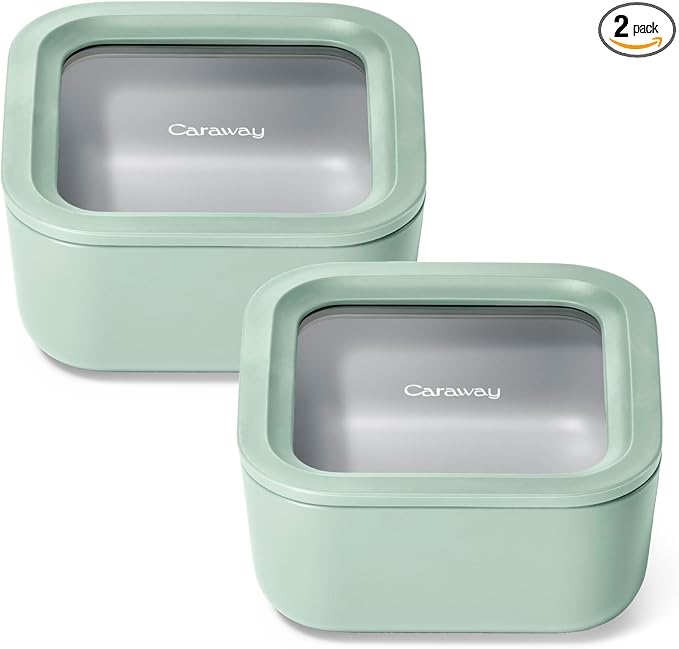 Caraway 2pc Glass Food Storage Set by Caraway