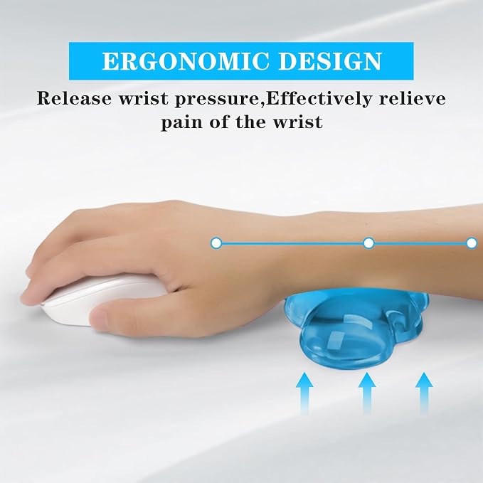 Gel Cloud Mouse Wrist Rest, Cute Wrist Support and Arm Support - Image 2