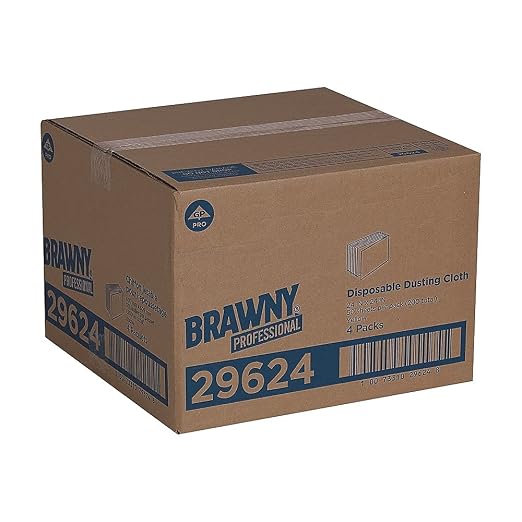 Georgia-Pacific Brawny Yellow Quarter-Fold Disposable Dusting Cloth by GP PRO - Image 2