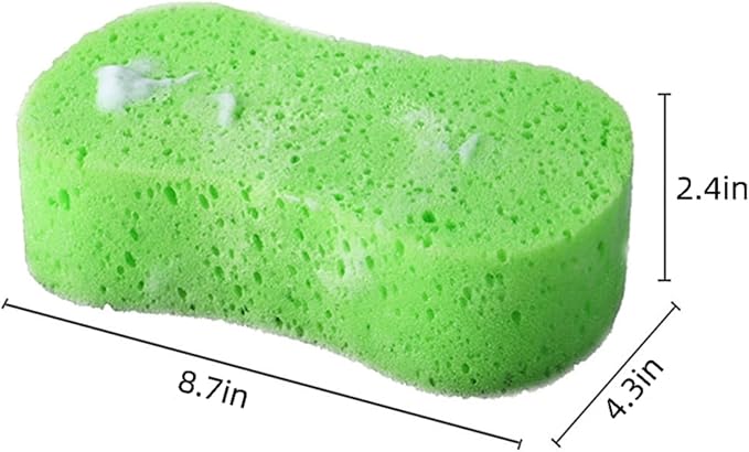 Car Wash Sponges, 5 Pack Extra Thick Large Colorful Cleaning Sponge - Image 7
