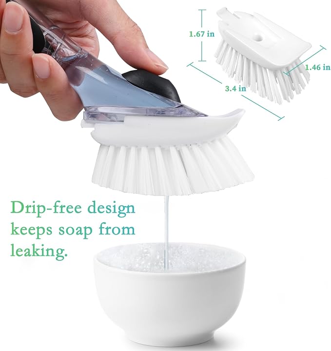 New Brush Refills for OXO New Soap Dispensing Dish Brush - Image 6