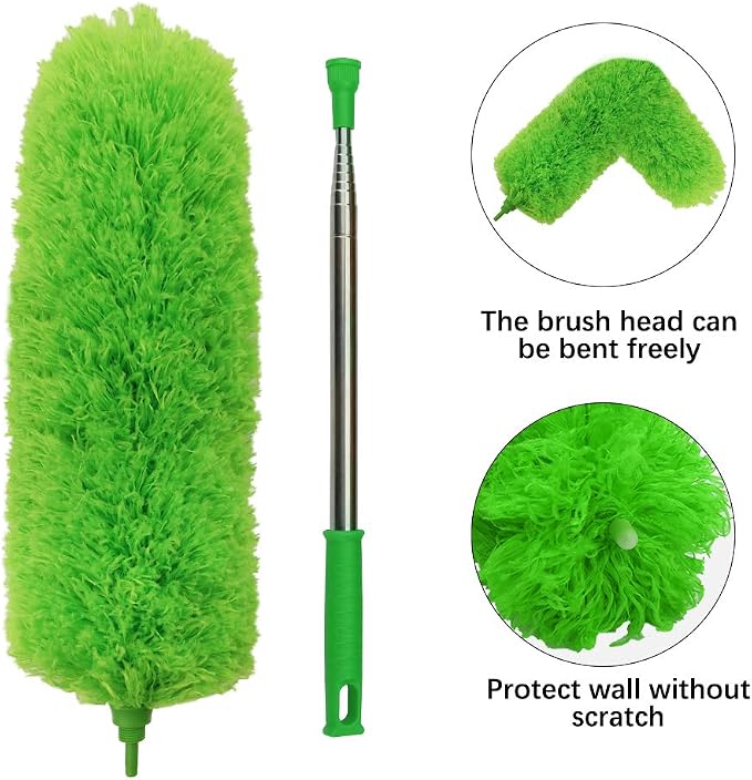 DELUX Microfiber Feather Duster Extendable Duster - Image 3