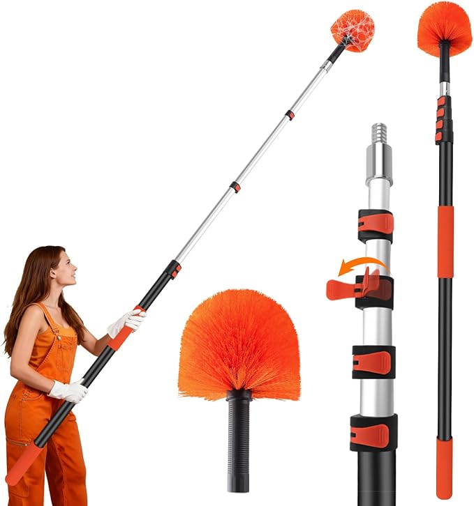26FT Cobweb Duster with Extension Pole by Jhkopqe