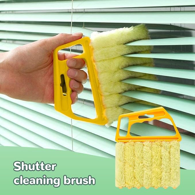 4PC Blind Cleaner Duster Tool, 2025 Upgrade Window Venetian Microfiber 7 Finger - Image 2