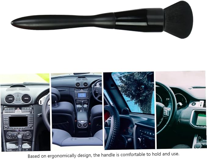 PRETYZOOM Car Detailing Brush Air Vent Cleaning Brush Soft Bristle - Image 3