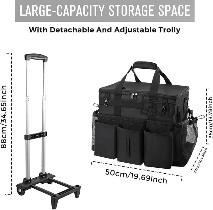 Rolling Cleaning Caddy Bag - Image 5