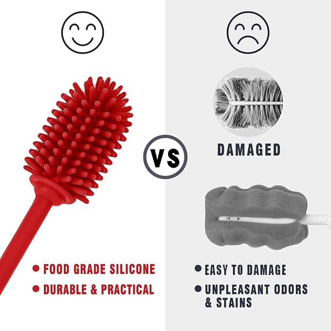 Silicone Bottle Cleaning Brush - Image 3